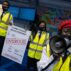 Protest inside the COP26 venue, Glasgow, Scotland, 11 November 2021.