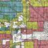 Map of demographics segregation in Milwaukee.