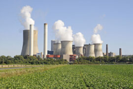 A RWE brown coal power plant.