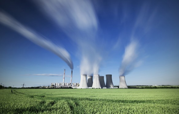 Coal-fired power station, Pocerady, Czech Republic.