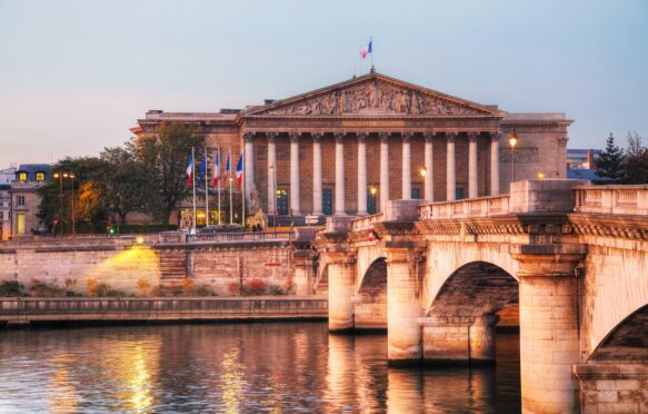 France's national assembly, Paris, France.