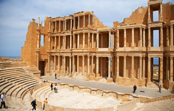 Sabratha, Libya. Credit: Liquid Light / Alamy Stock Photo. AYWF1W